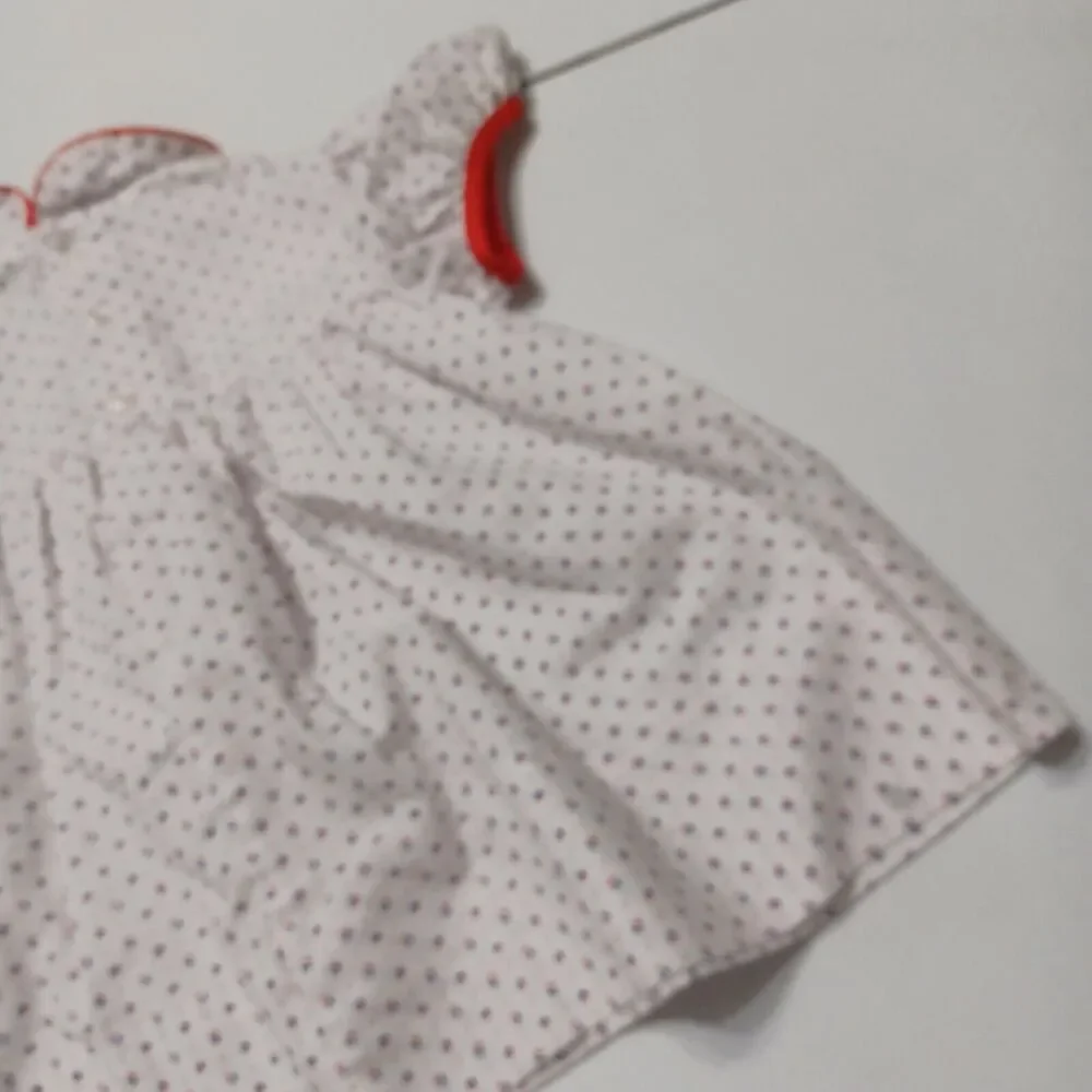 Nanas Pet Baby Girls 18 Months Fit And Flare Dress White Red Sailors Boat Button